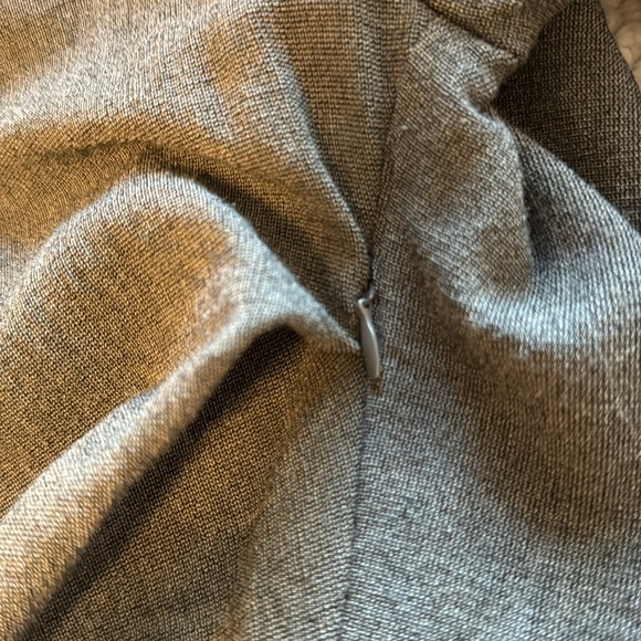 iXOs Malloni Stretch Crepe Cowl Neck Dress Women Small Lagenlook Draping Minimal - Picture 10 of 12